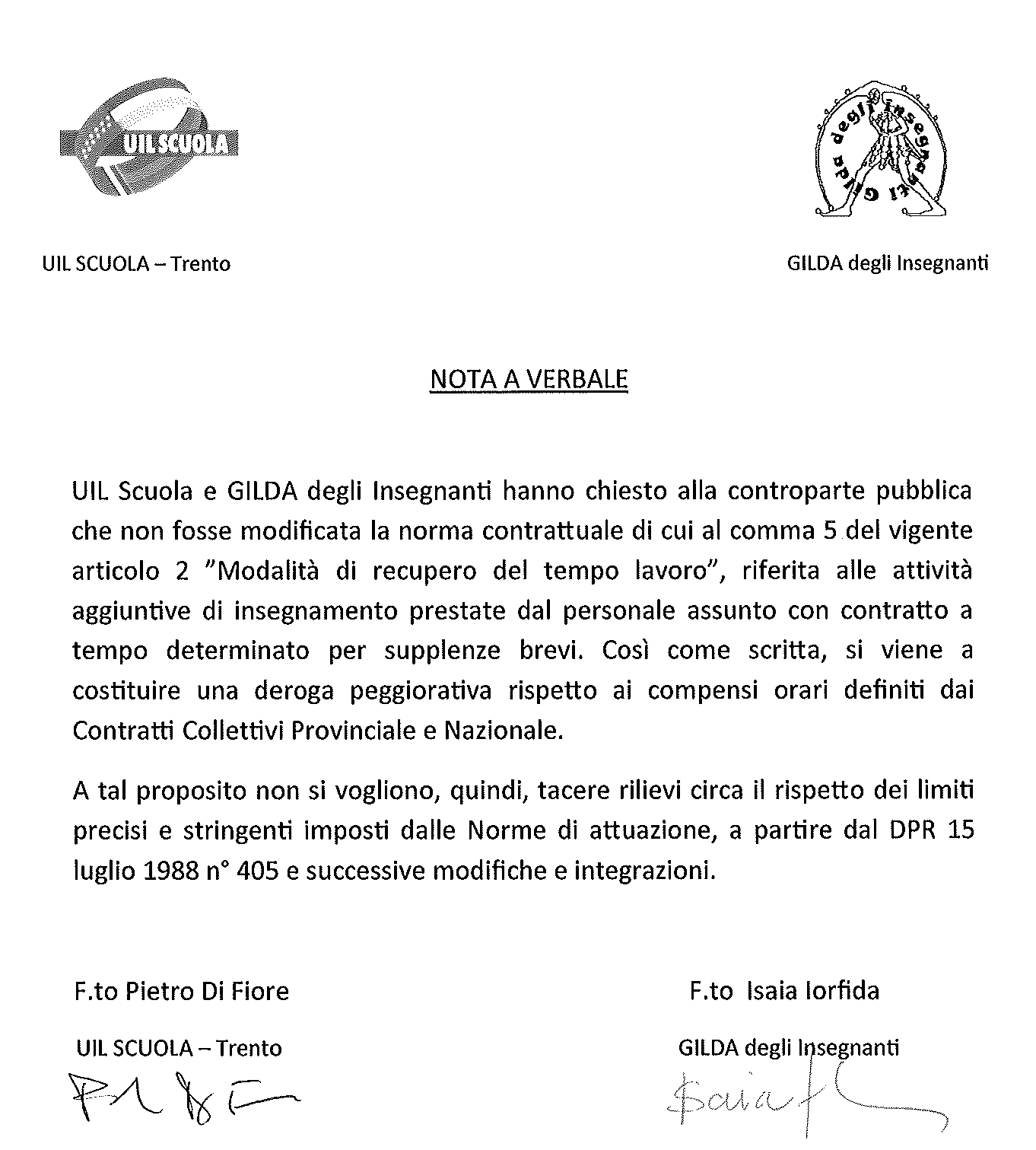 Lettere Di Richiamo Lettera Di Presentazione